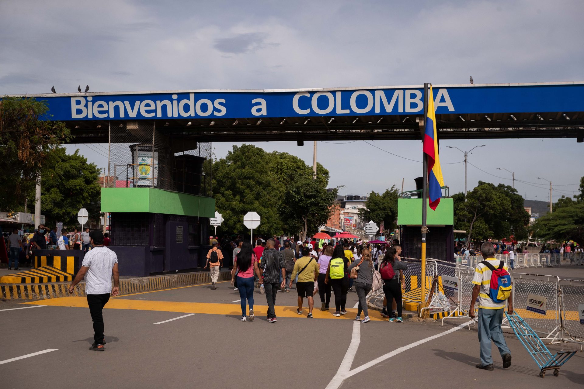 El dia despues de la apertura en la frontera colombo-venezolana