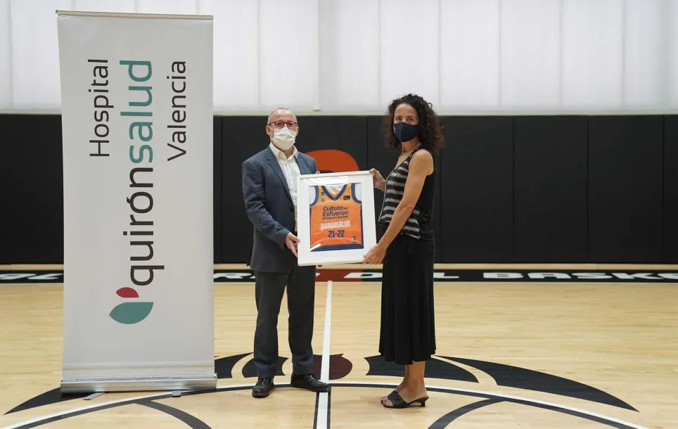 Quirónsalud Valencia colaborará con el Valencia Basket en sus dos próximas temporadas.
