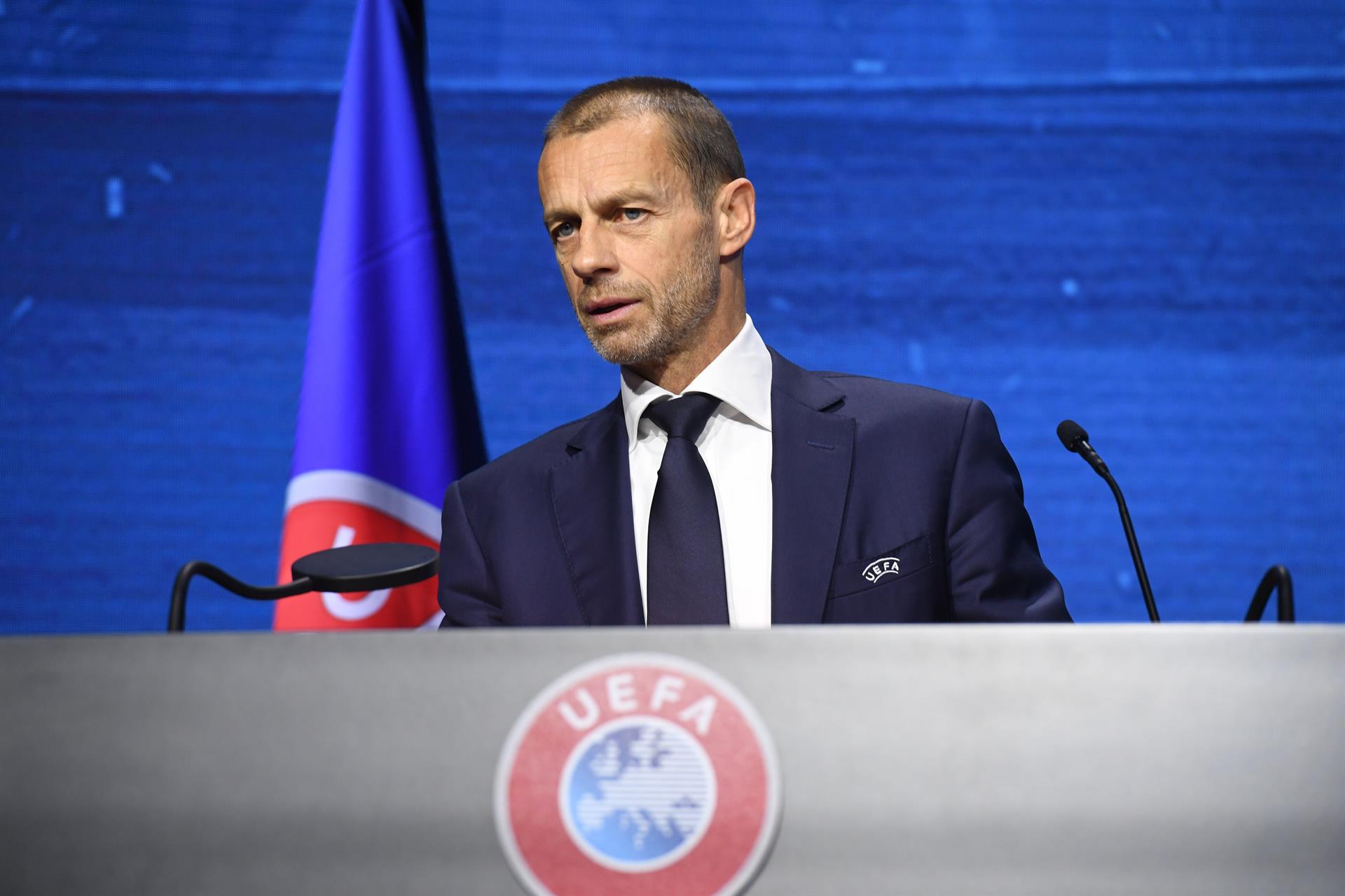 Alexander Ceferin, atual presidente da Uefa. EFE/Arquivo/Richard Juilliart /UEFA