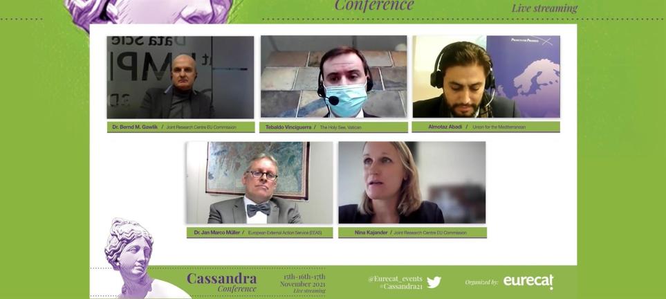 Imagen de la segunda jornada de la conferencia internacional Cassandra, organizada por el Centro Tecnológico de Cataluña (Eurecat).
