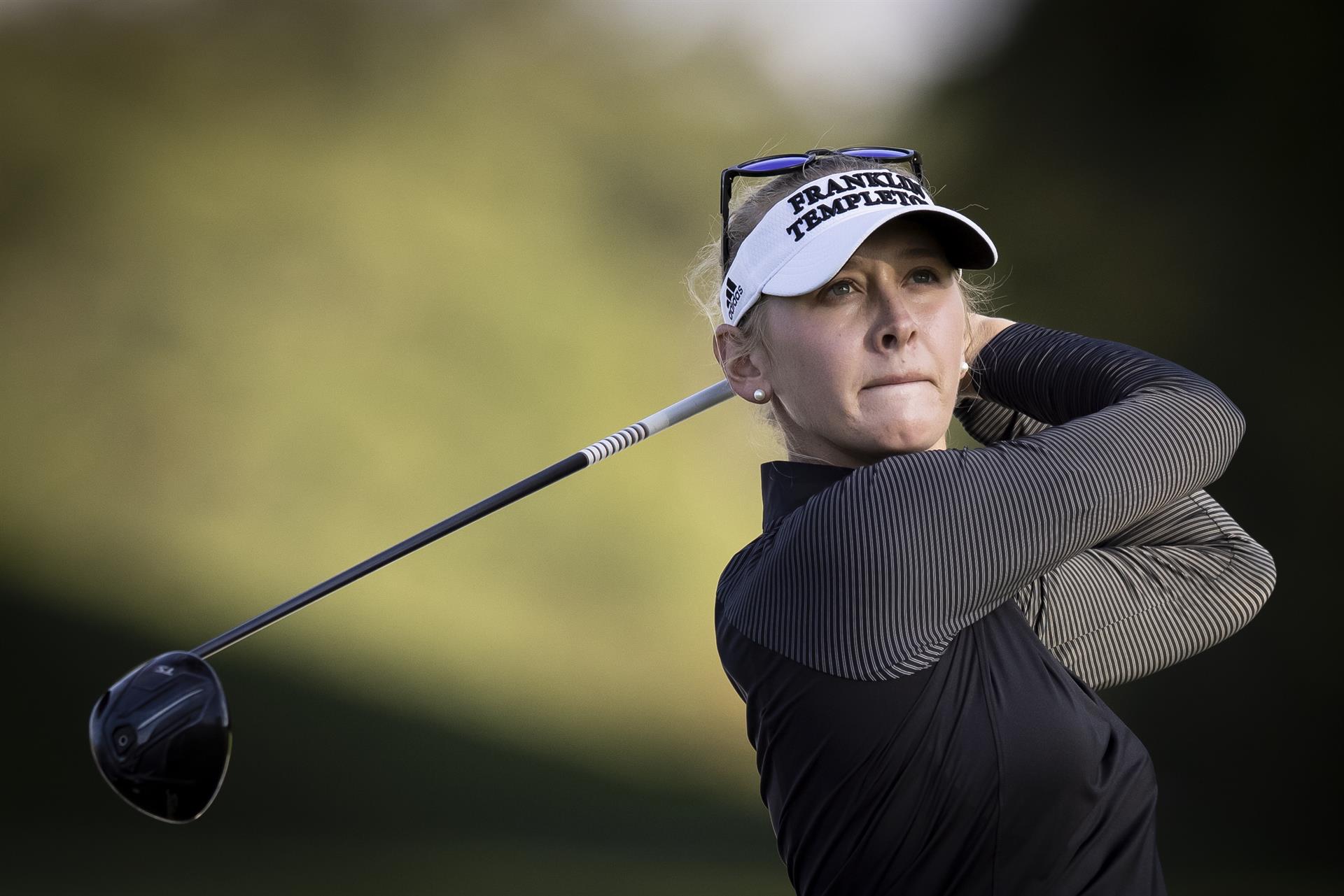 La golfista estadounidense Jessica Korda. EFE/Ira Black/ARCHIVO