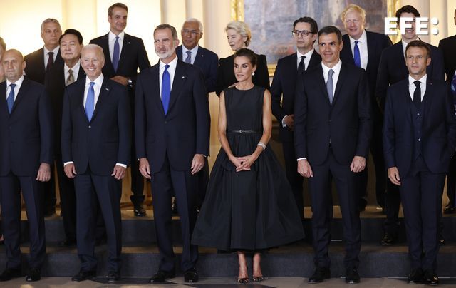 50 momentos clave en la vida de la Reina Letizia: recepción a jefes de Estado en la cumbre de la OTAN en Madrid.