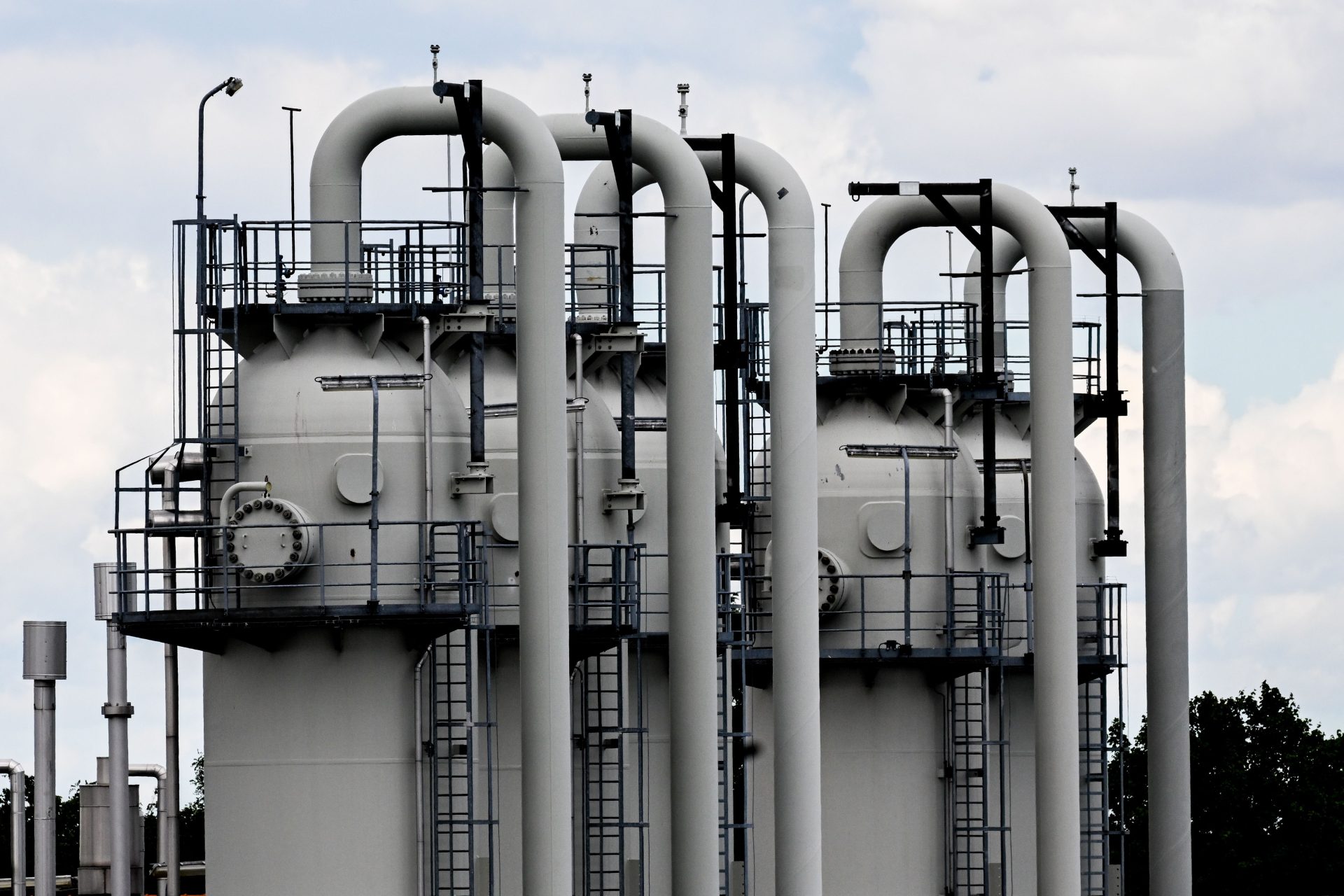 Una refinería de gas en Alemania