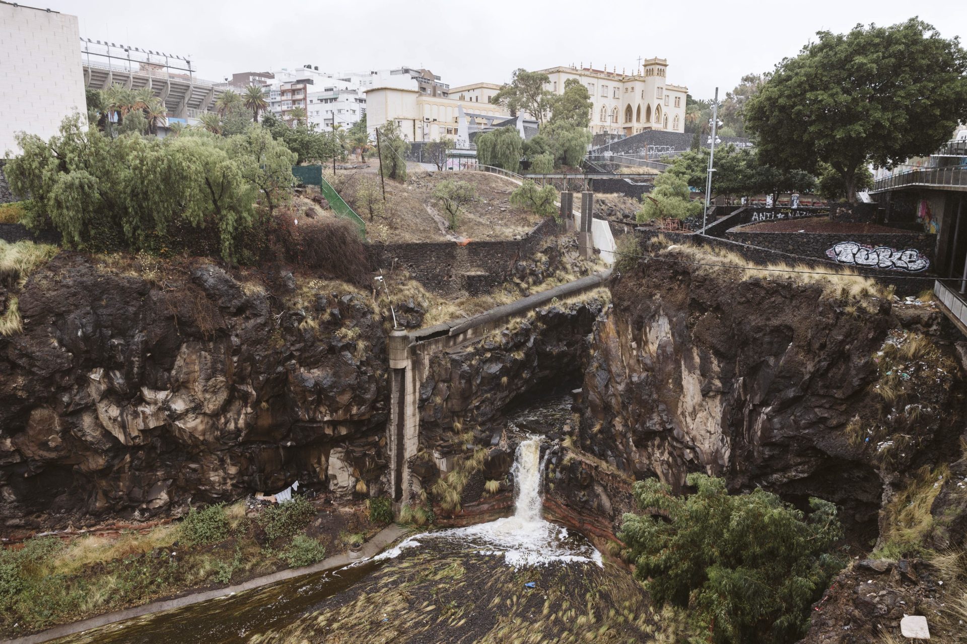 Desperfectos en Canarias por el paso de la tormenta Hermine