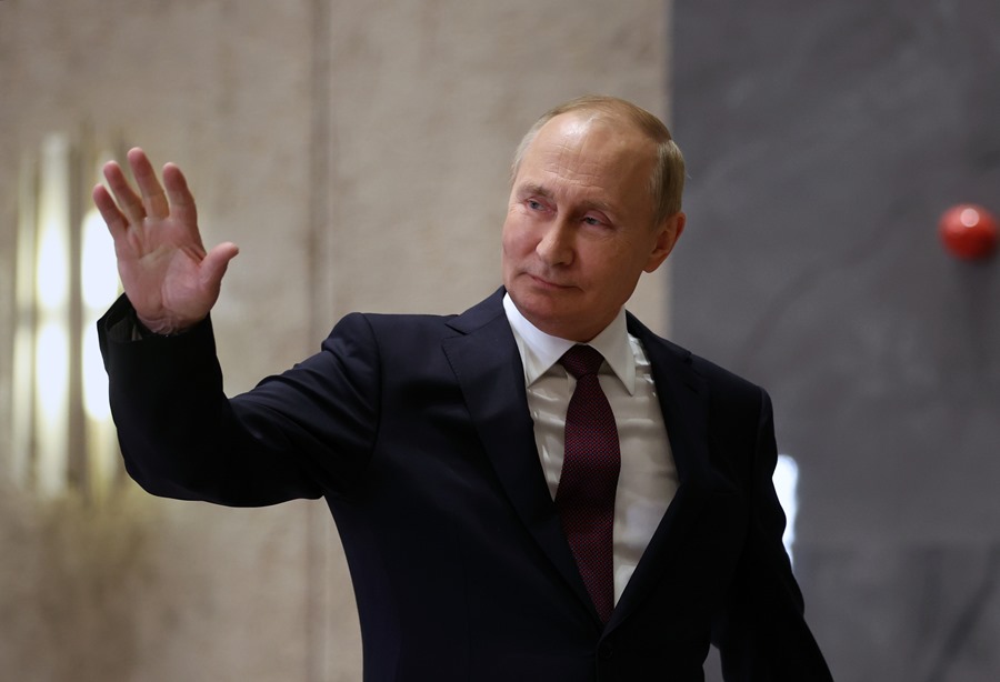 O presidente da Rússia, Vladimir Putin.