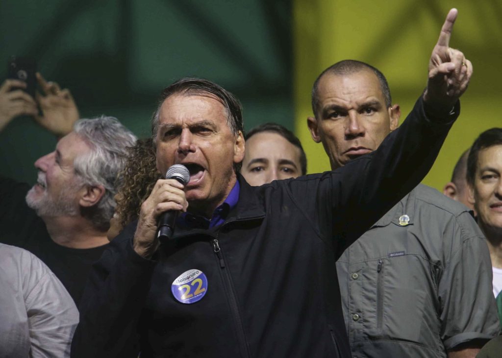 BOLSONARO EN CAMPAÑA PARA LAS ELECCIONES DE BRASIL