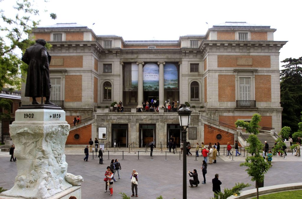 Facade of the Prado Museum