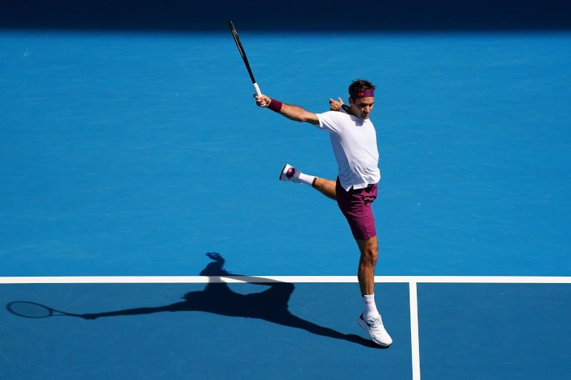 Roger Federer siempre con su estilo elegante