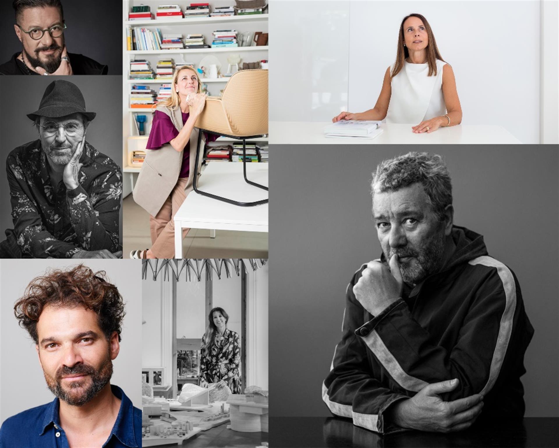 Imagen promocional de Hábitat València con algunos de los reconocidos diseñadores que participarán en la cita.