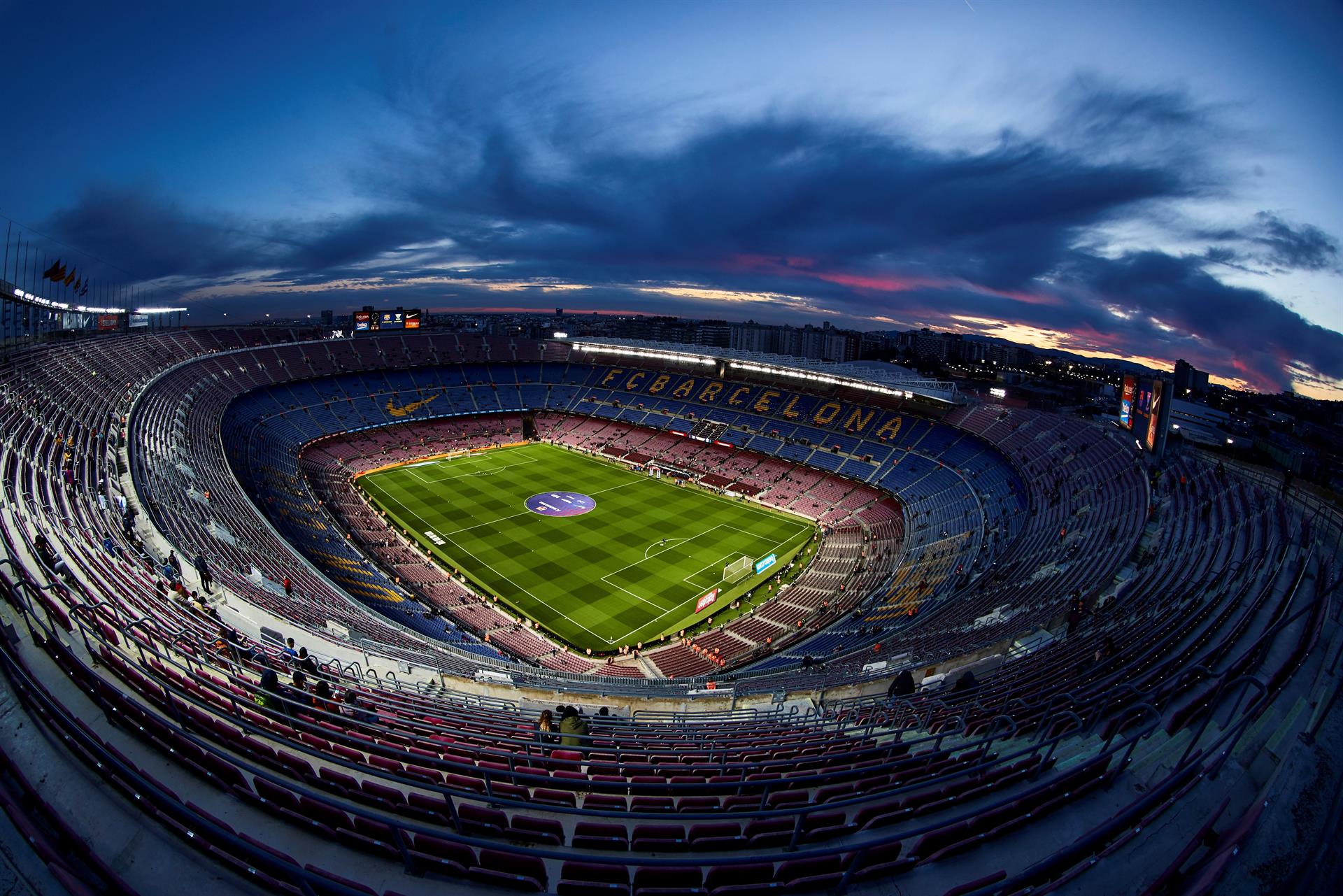 Vista del estadio Camp Nou. EFE/Alejandro Garcia/Archivo