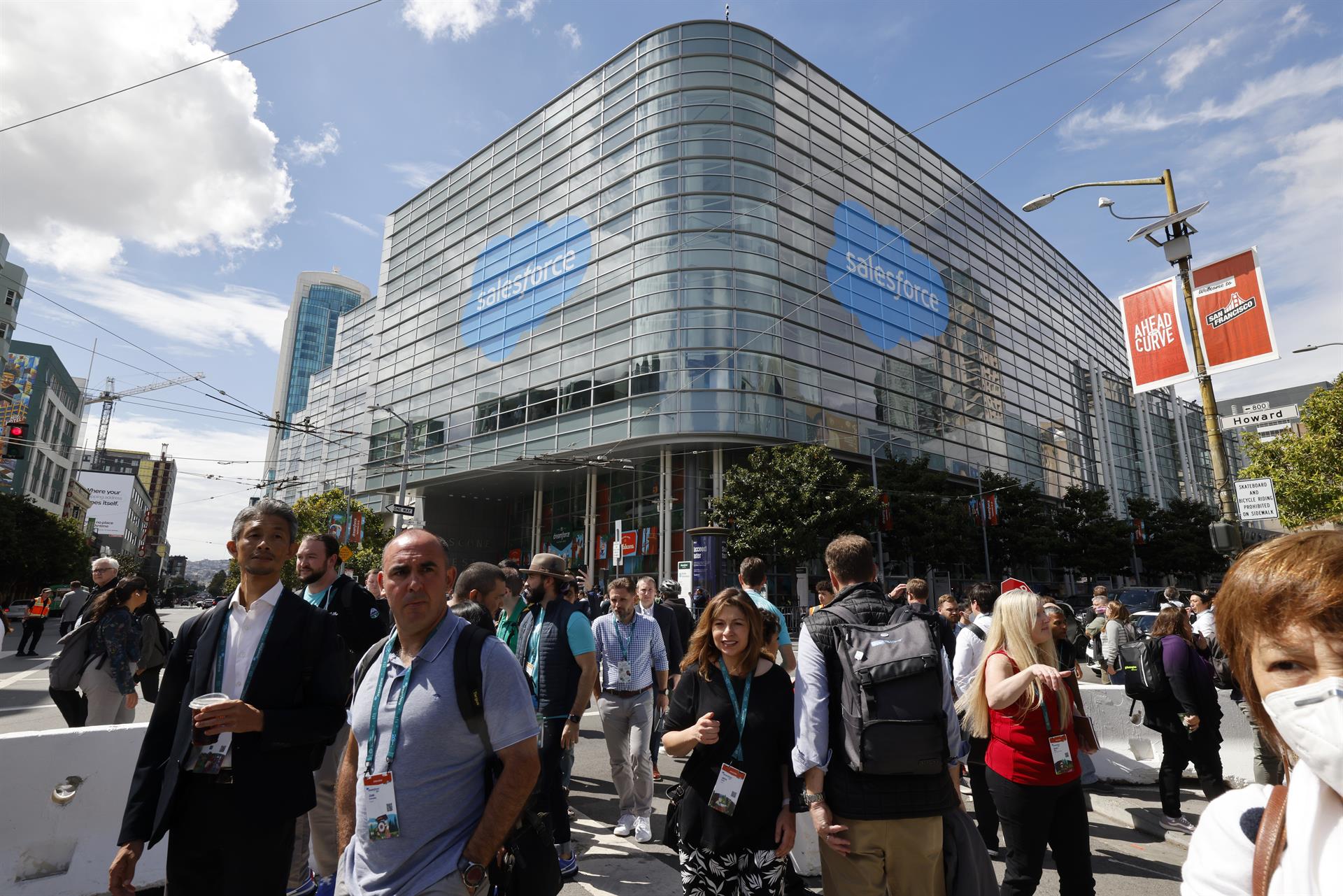 Vista de la conferencia Dreamforce 2022 de Salesforce, este 20 de septiembre de 2022, en San Francisco (EE.UU.). EFE/John G. Mabanglo
