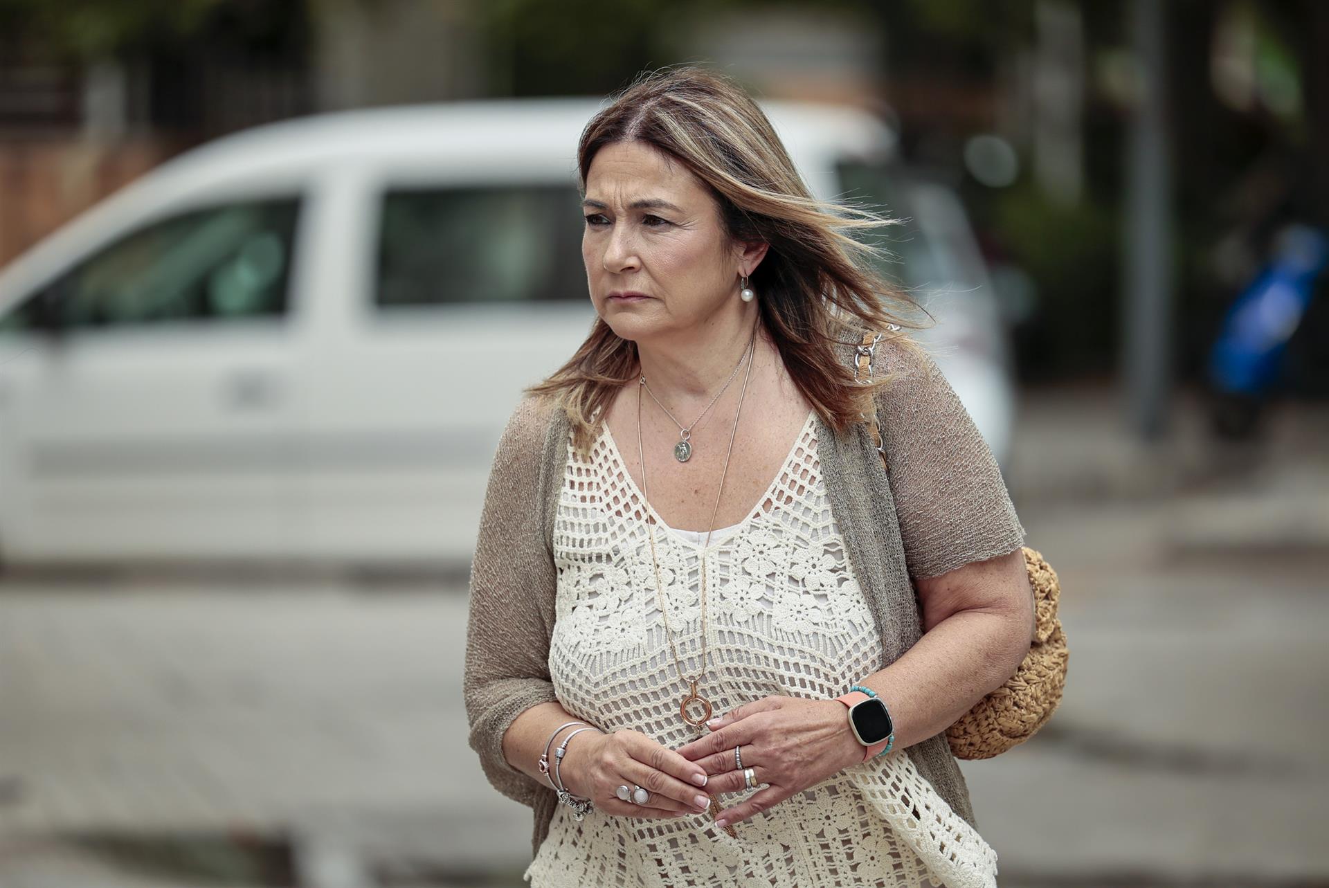 La madre de Marta Calvo, Marisol Burón, a su llegada hoy a la Ciudad de la Justicia de Valencia.EFE/ Biel Aliño/Archivo