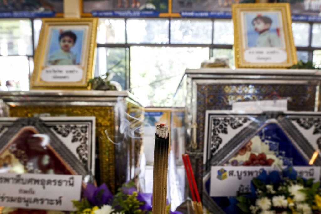funerales matanza guardería Tailandia