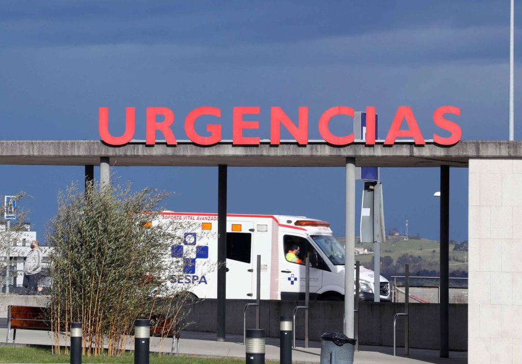 Urgencias en el Hospital Huca, en Asturias