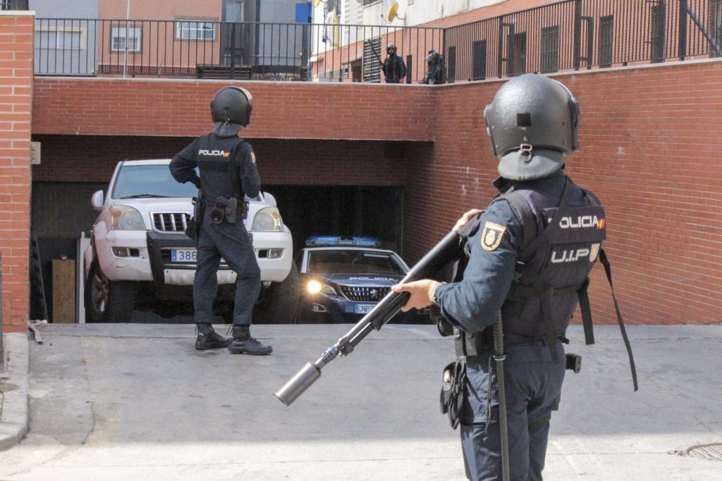 Operativo policial en la barriada del Príncipe de Ceuta