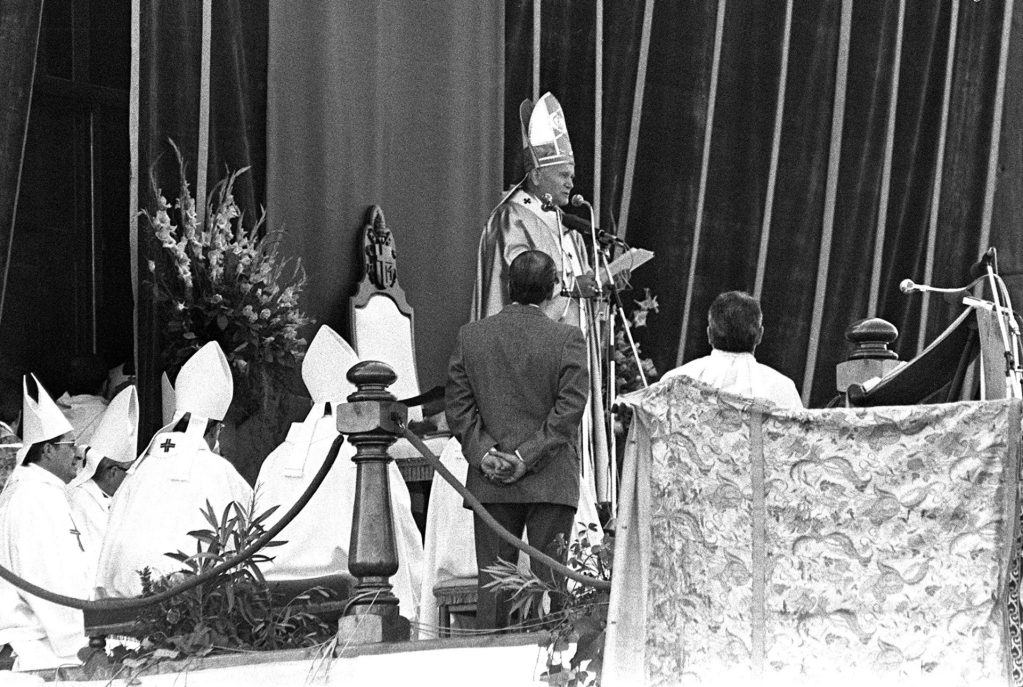 papa Juan Pablo II en España