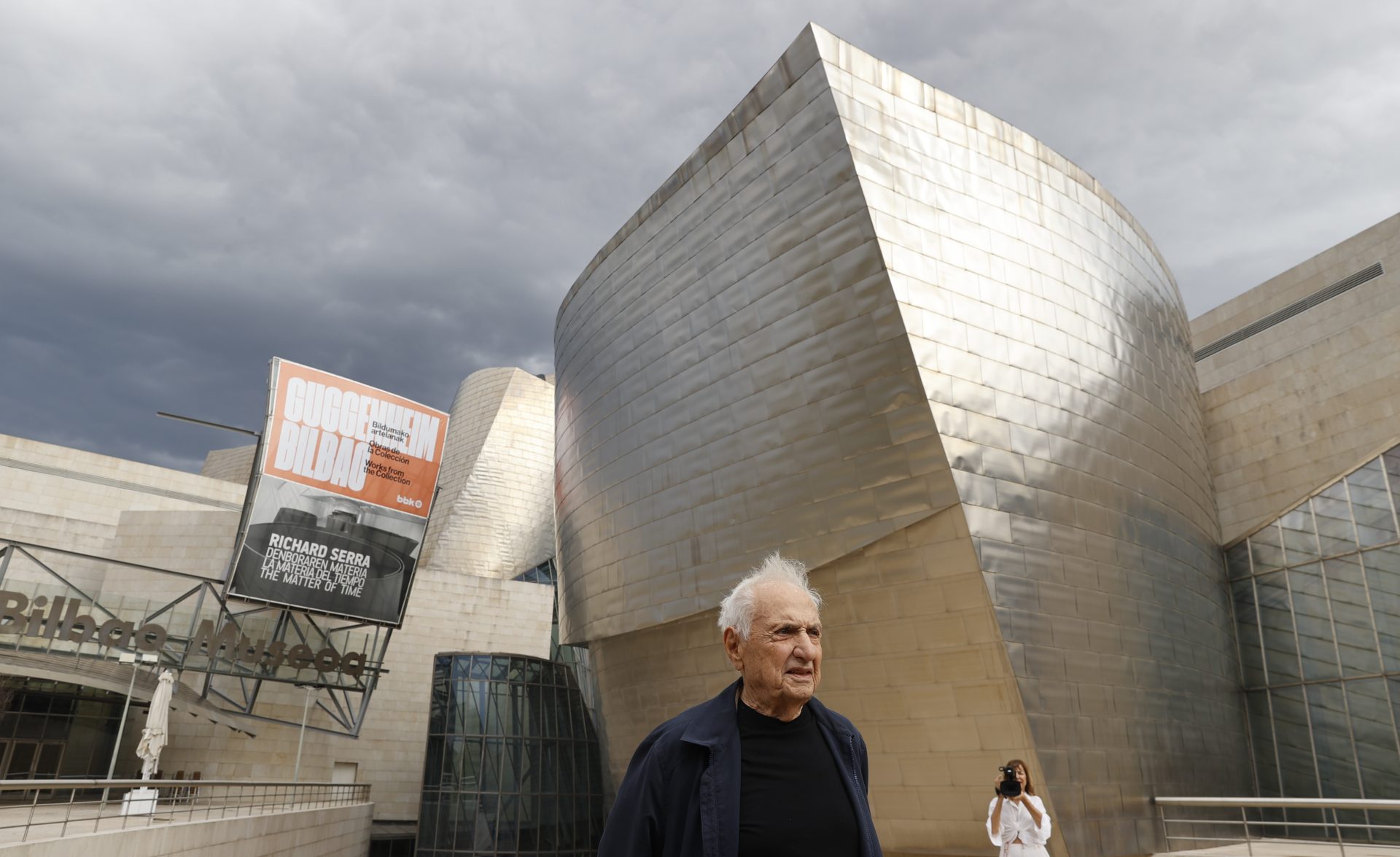 Frank Gehry en el Museo Guggenheim Bilbao