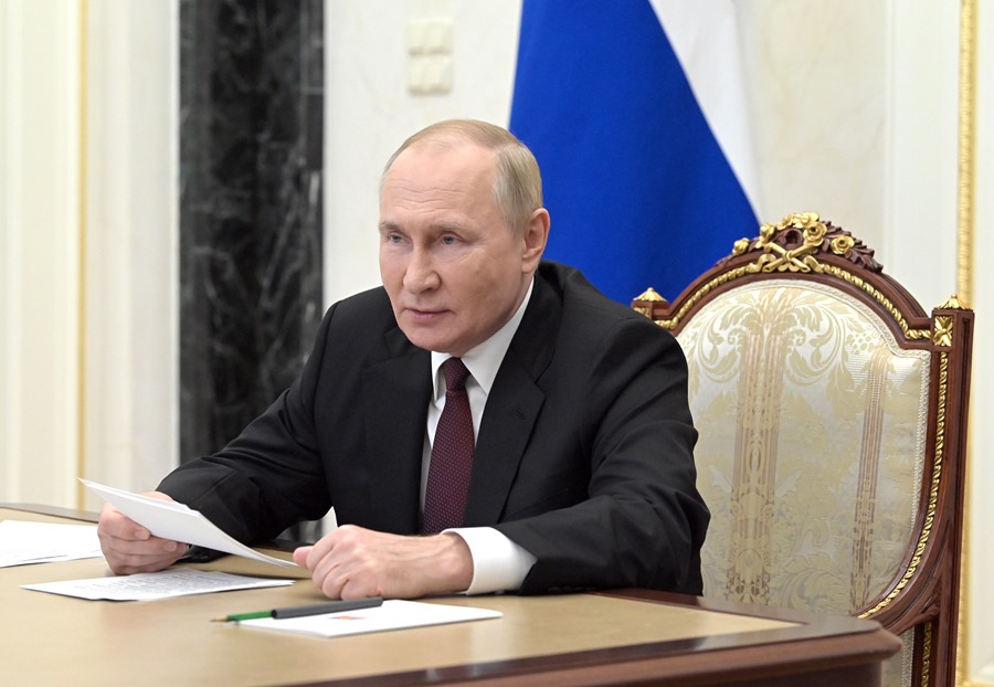 O presidente da Rússia, Vladimir Putin. EFE/Kremlin Pool
