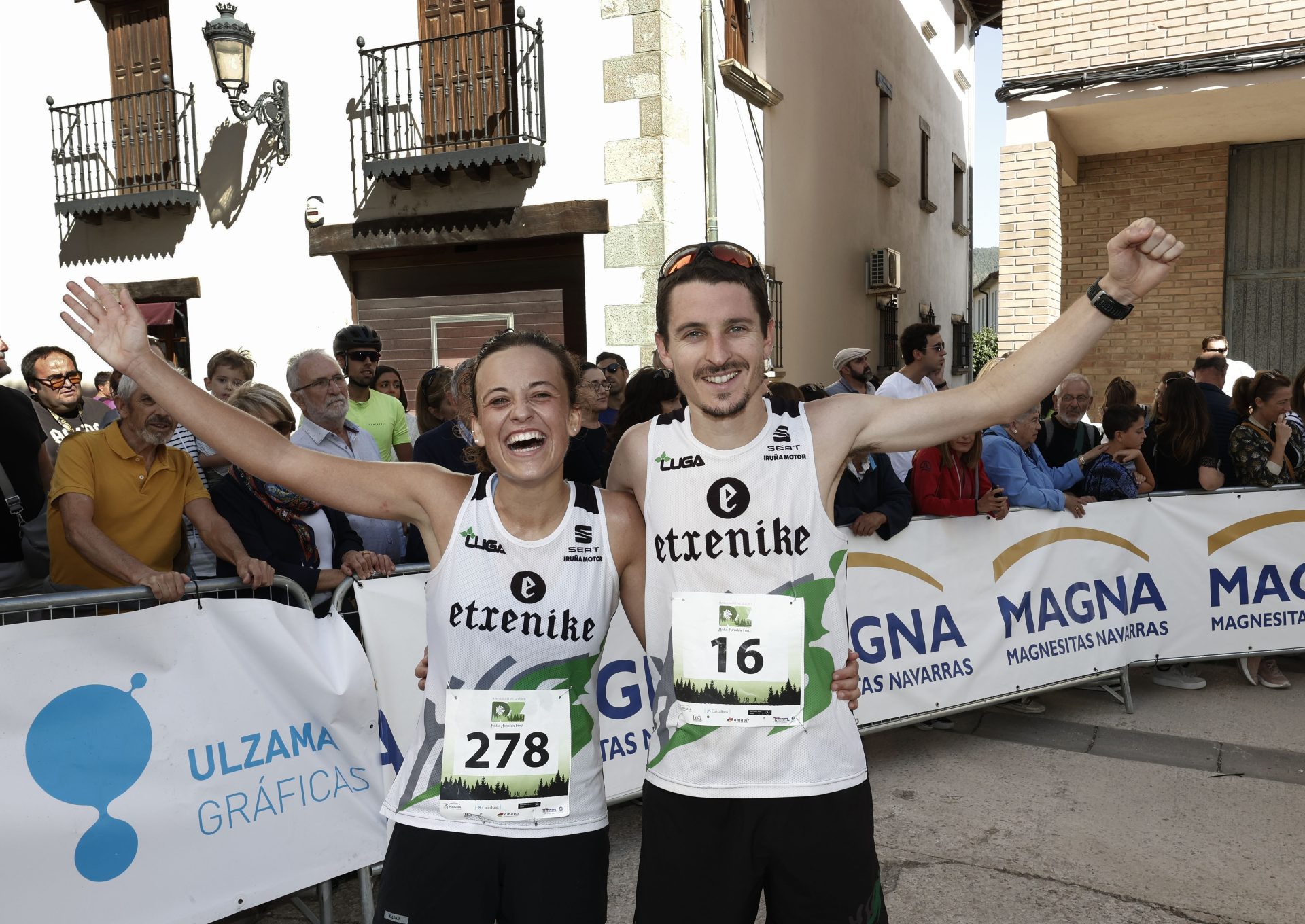 Rota y Alcuaz ganan la media maratón Roncesvalles-Zubiri