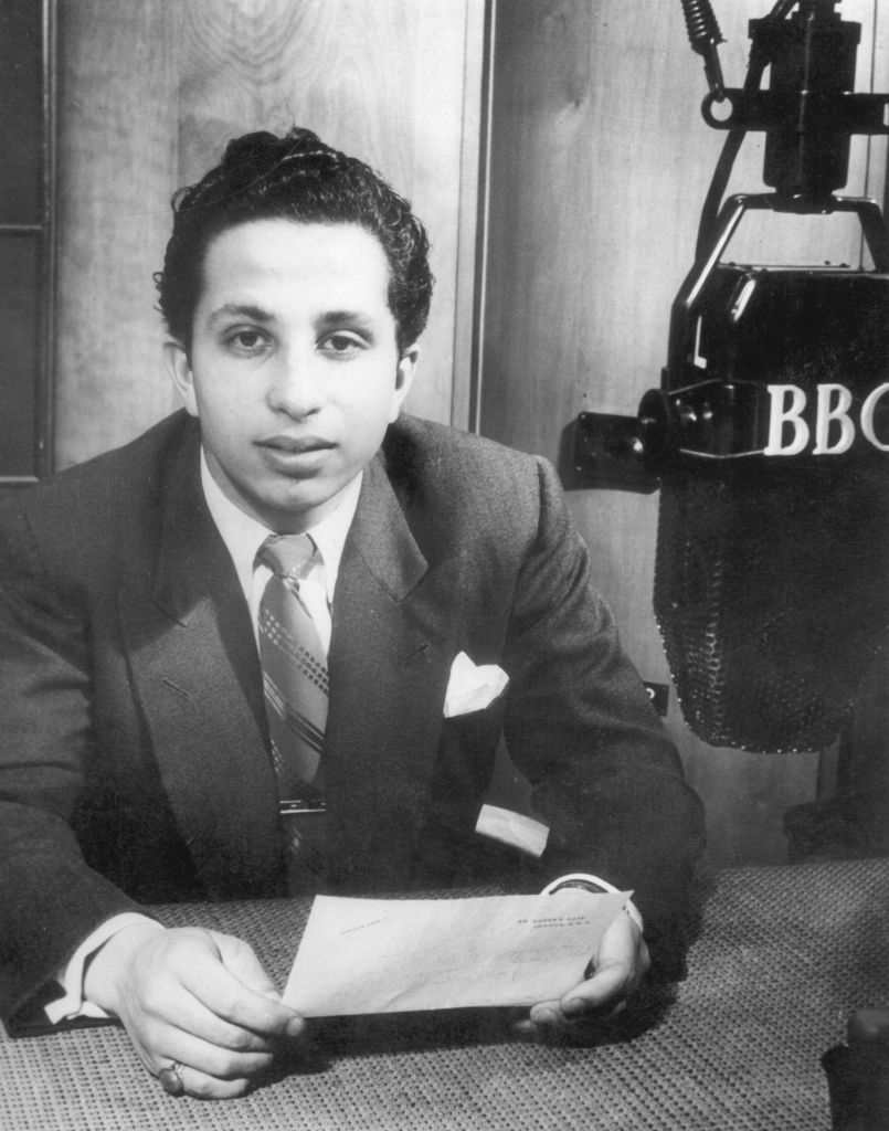 El rey Faisal II en la BBC