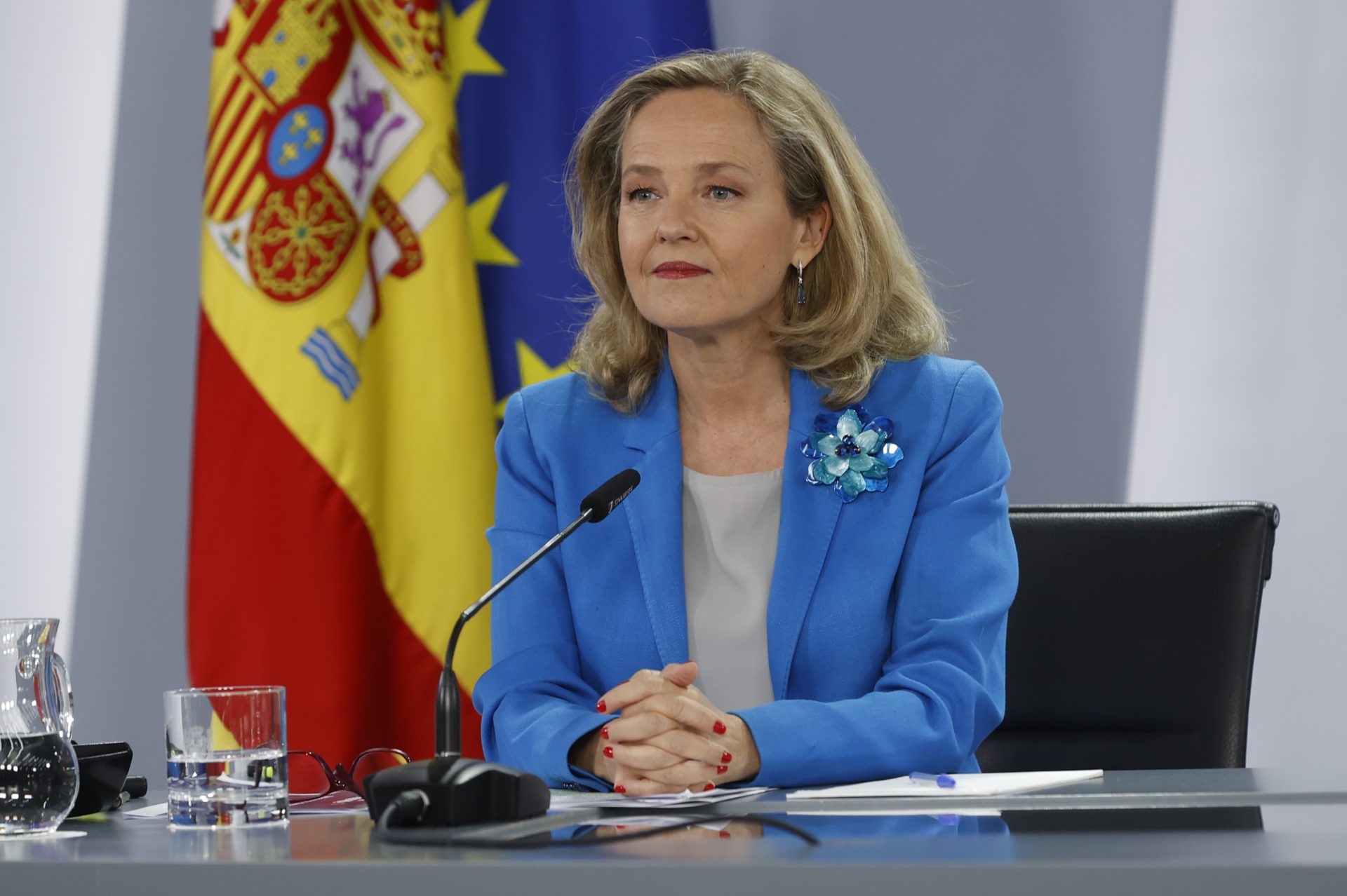 La ministra de Economía, Nadia Calviño, que fue denunciada por supuestos contratos covid.