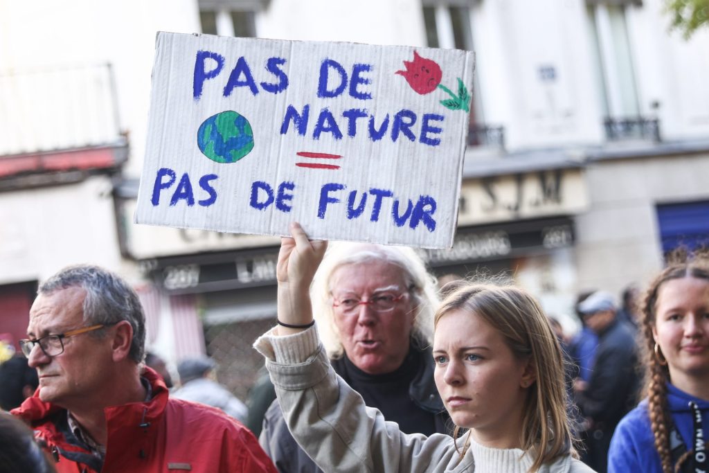 Manifestación en París