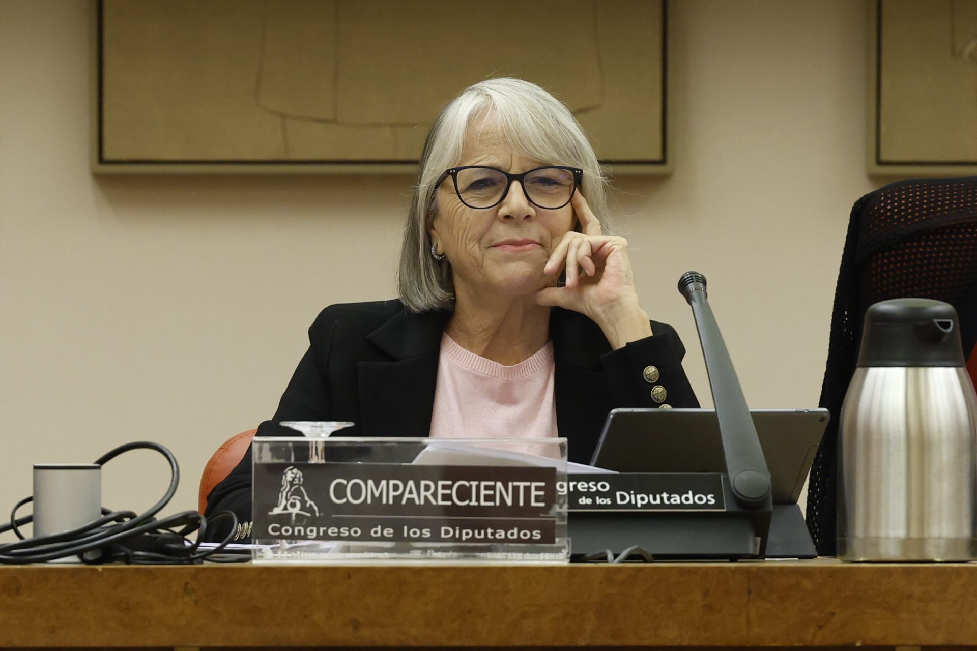 La presidenta de la Agencia EFE, Gabriela Cañas, comparece ante la Comisión de Presupuestos del Congreso para explicar las cuentas la empresa para 2023, este miércoles en Madrid