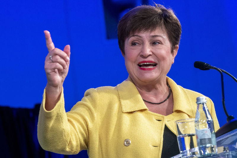 LA directora del FMI, K. Georgieva
