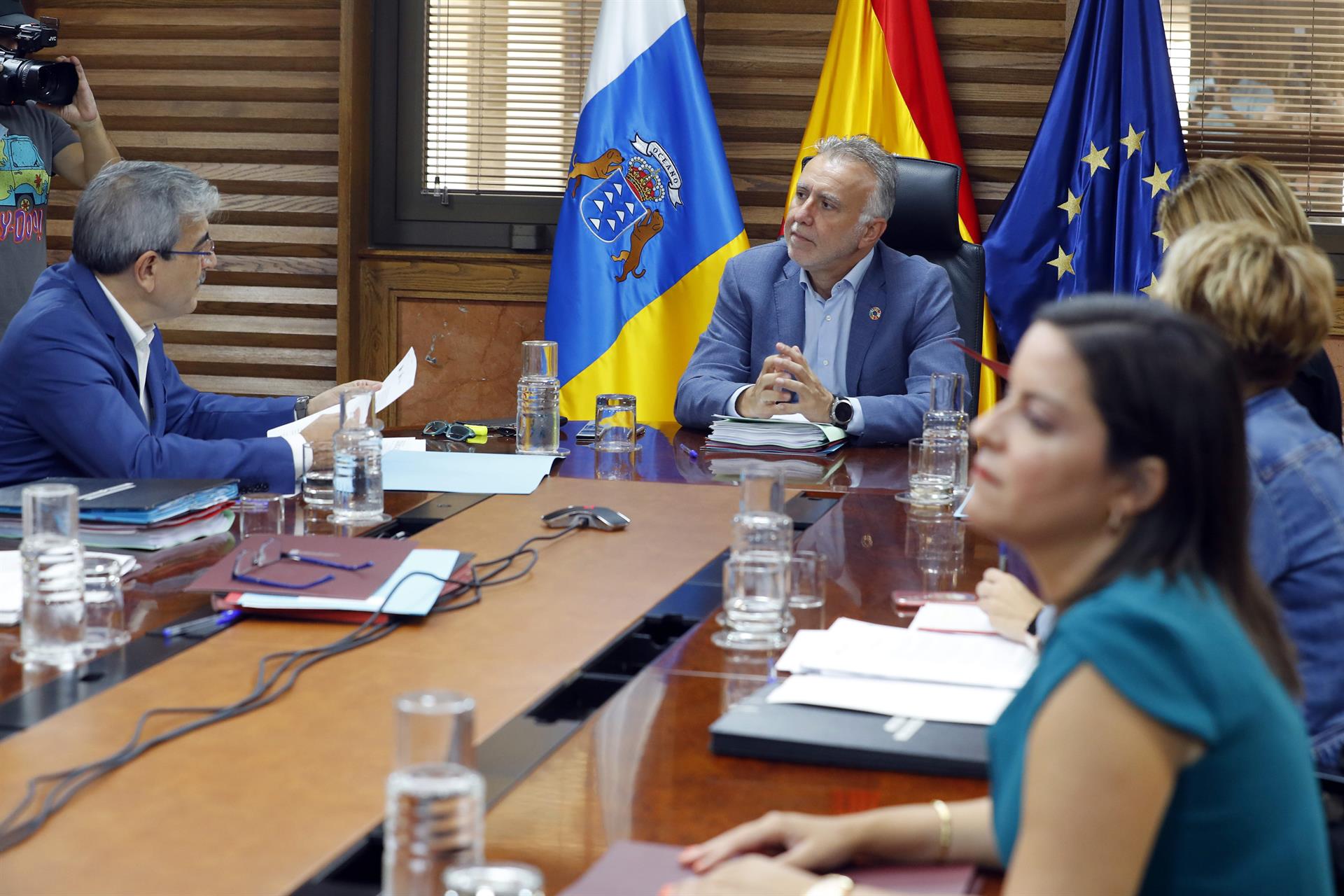 Imagen de archivo de una reunión del Consejo de Gobierno. EFE/ Elvira Urquijo A.