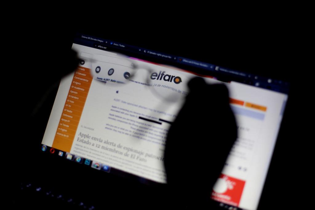 Vista del periódico digital El Faro en San Salvador (El Salvador), en una fotografía de archivo. EFE/Rodrigo Sura
