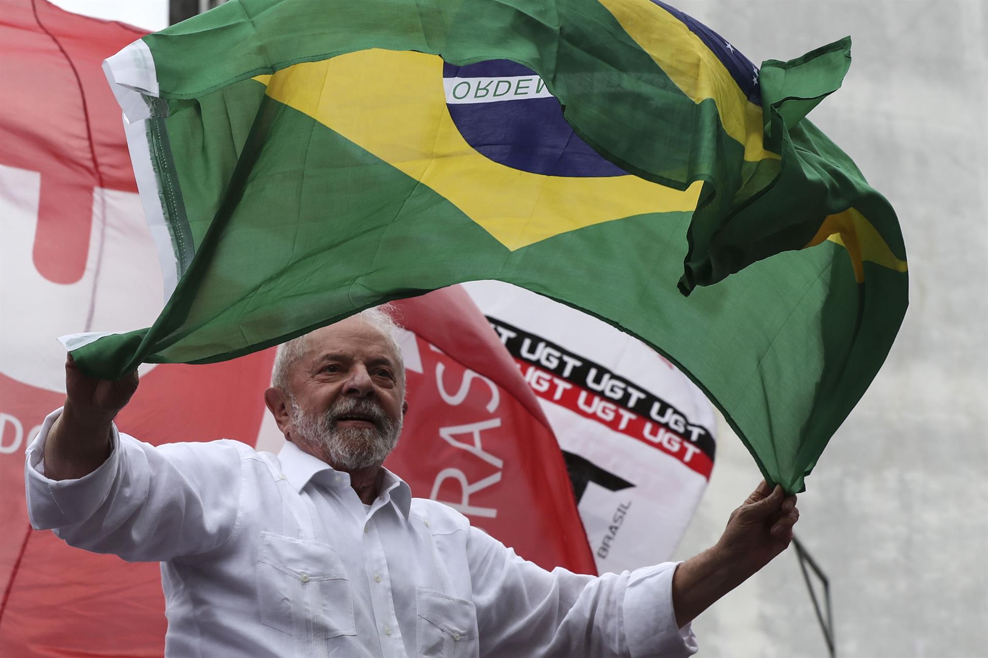 El actual candidato a la presidencia, Luiz Inácio Lula da Silva en Brasil. EFE/ Sebastião Moreira