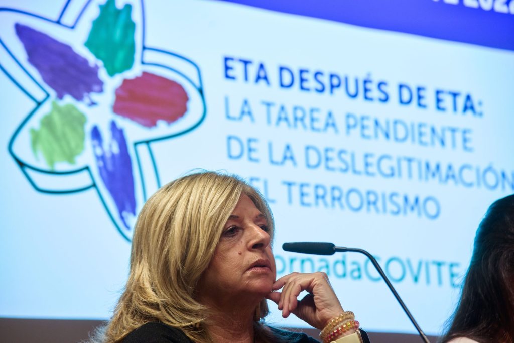 La presidenta de COVITE, Consuelo Ordoñez