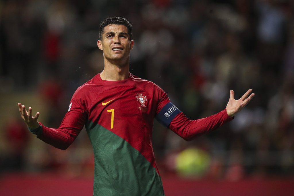El jugador portugués Cristiano Ronaldo en un partido
