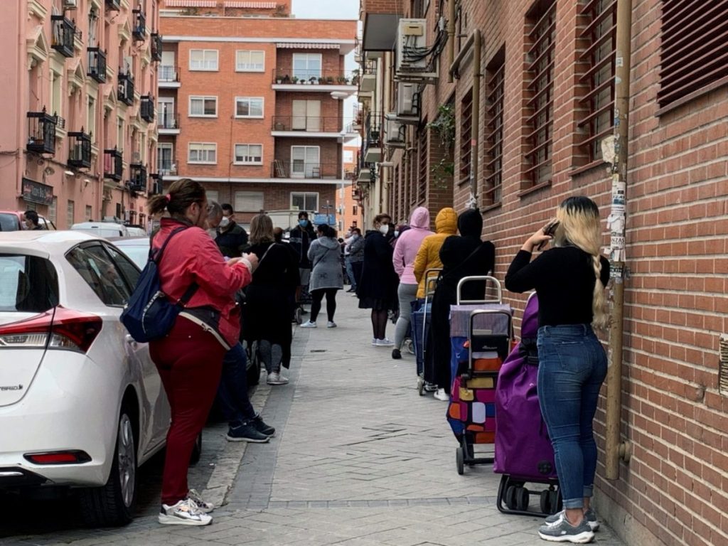 Economato de Cáritas en Madrid