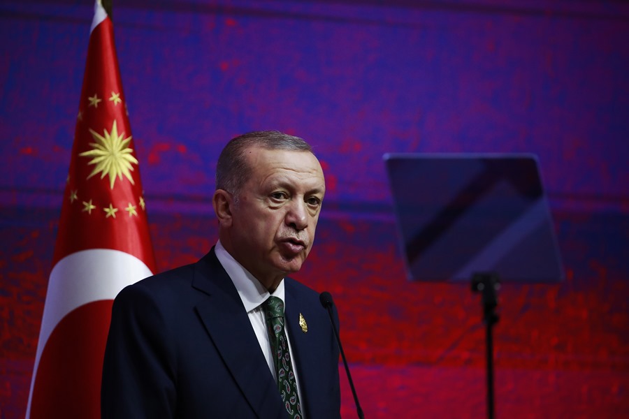 O presidente da Turquia, Recep Tayyip Erdogan. EFE/Arquivo/HOW HWEE YOUNG
