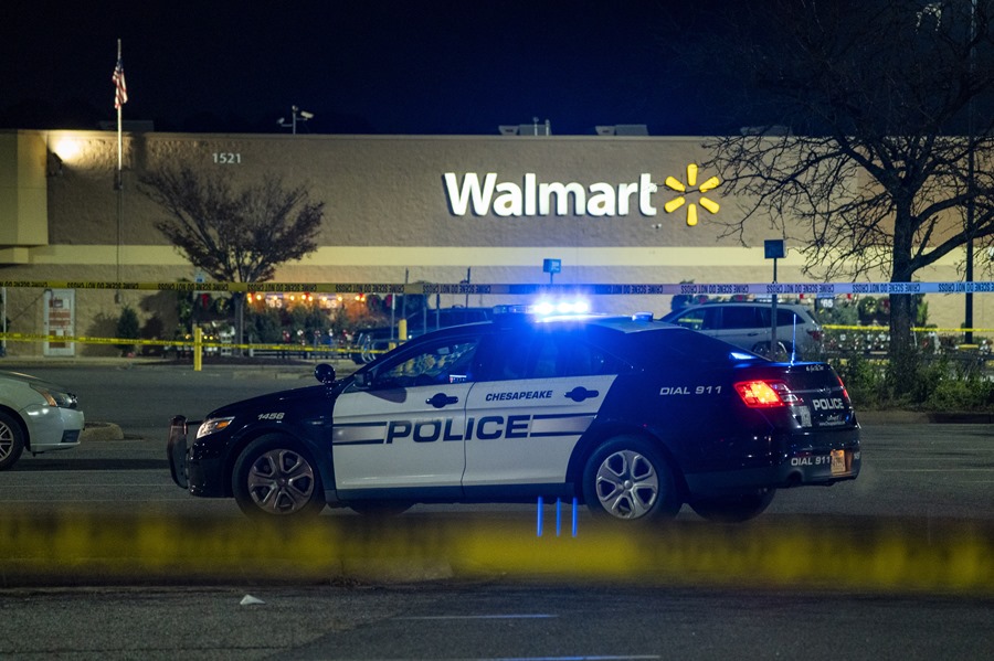 O Walmart em Cheasepeak, onde o ataque ocorreu. EFE/Shawn Thew