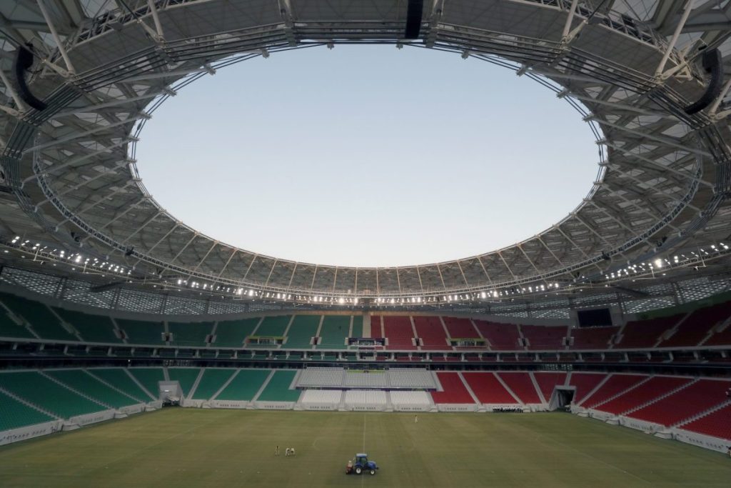 El estadio Al Thumama, una de las piezas de arquitectura del Mundial de Qatar 2022