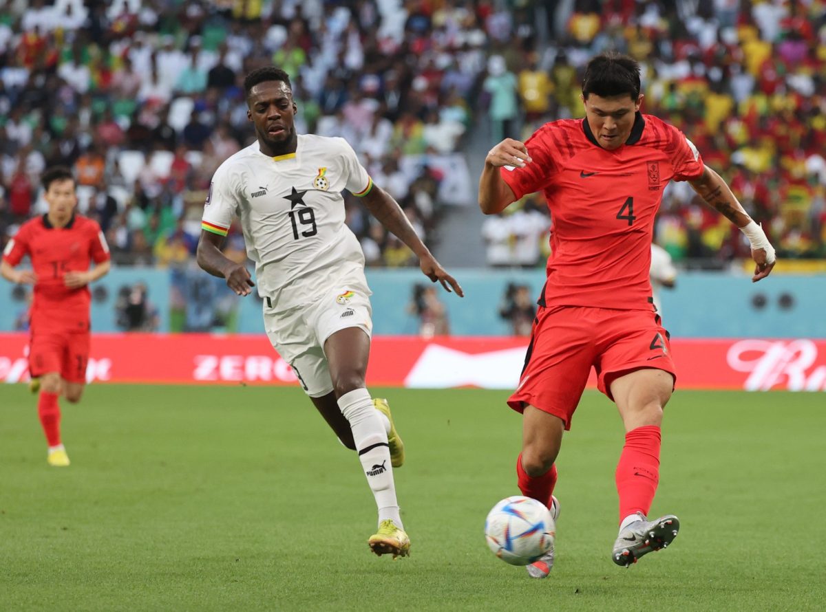 Corea del Sur ante Ghana en el Mundial de Qatar 2022