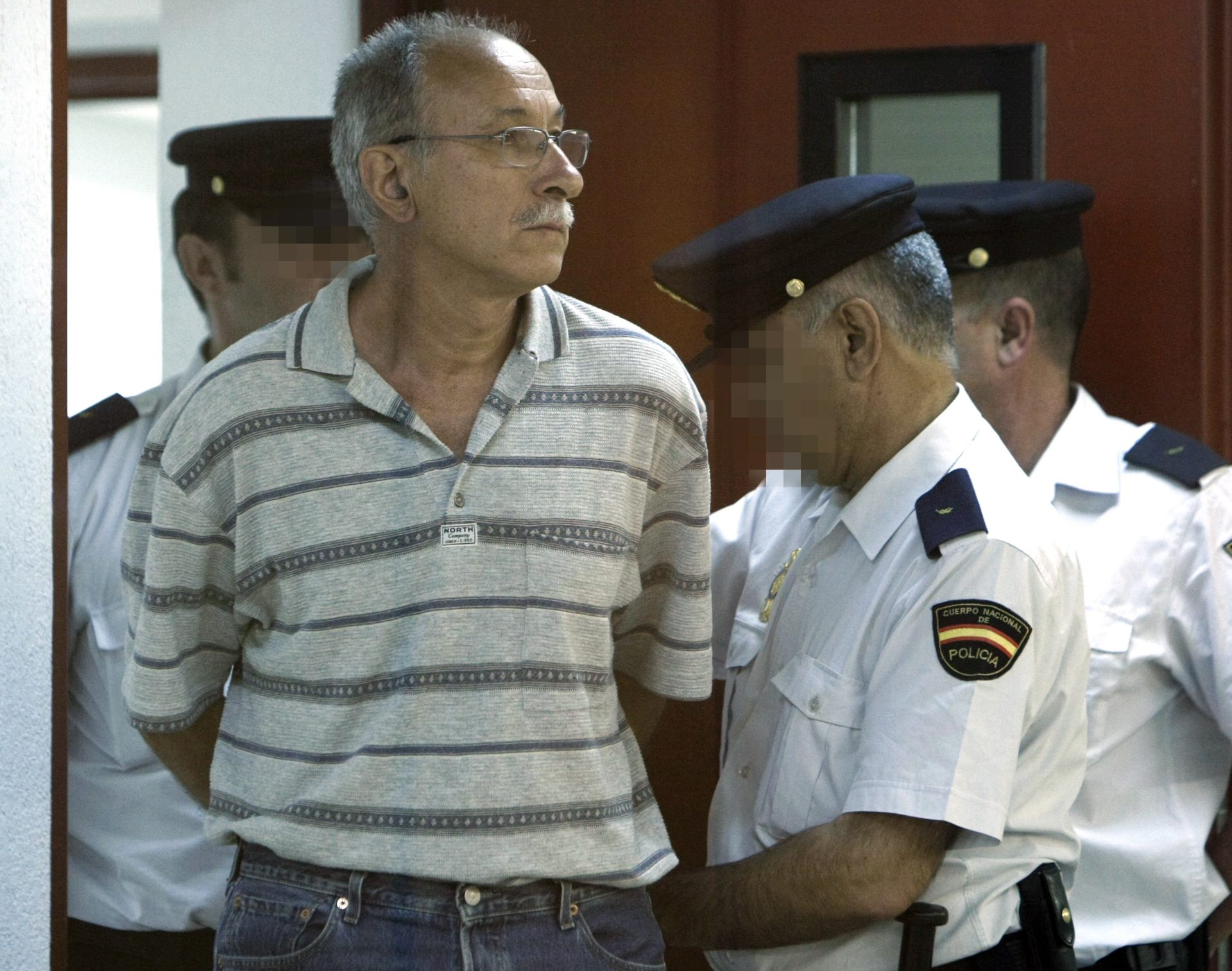 El etarra José María Arregi Erostarbe, "Fitipaldi", que vuelve a prisión tras revocarse su tercer grado.