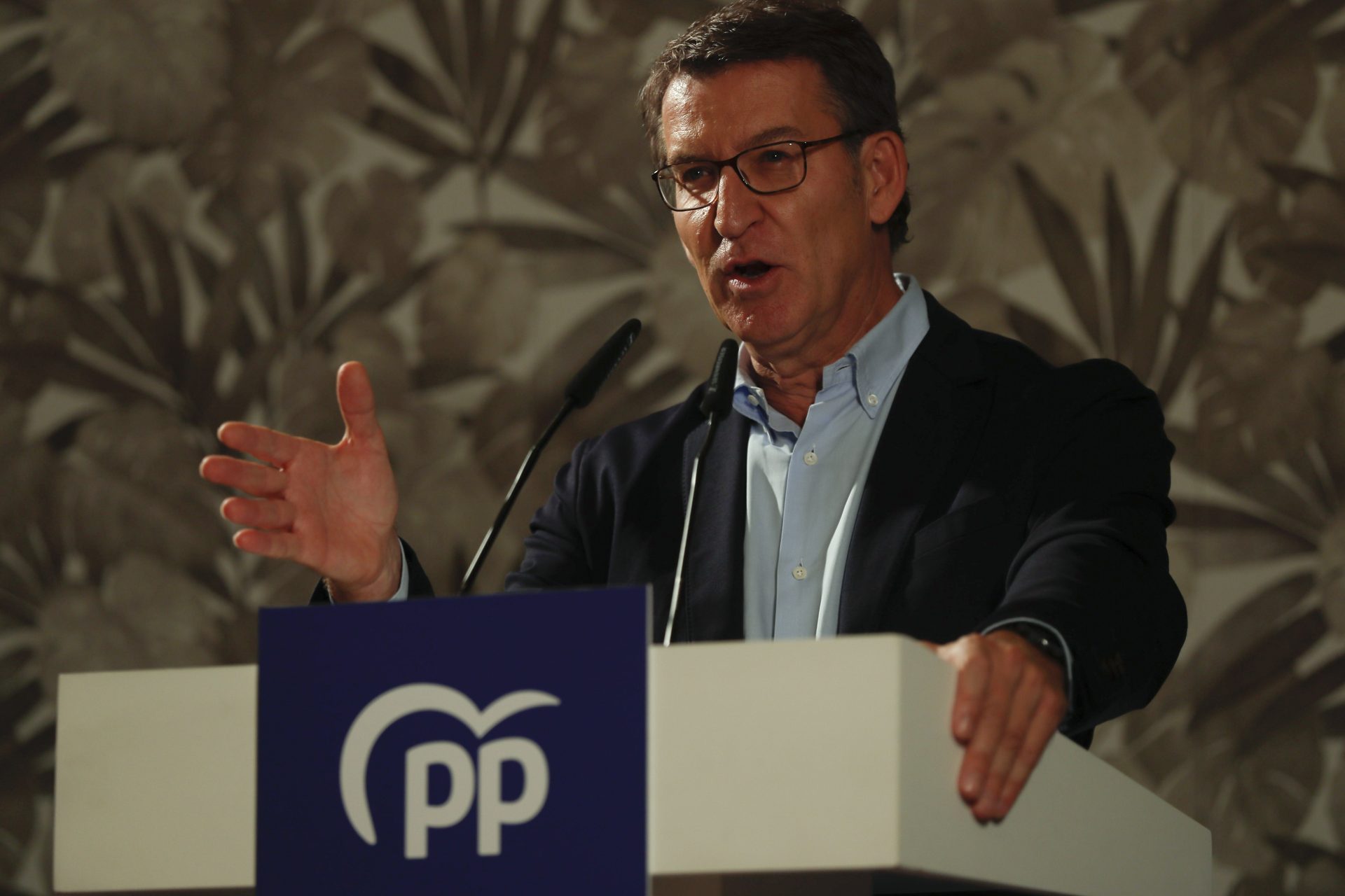 El presidente del PP, Alberto Núñez Feijóo, que quiere proponer al Gobierno deducciones fiscales de la compra de la vivienda habitual.