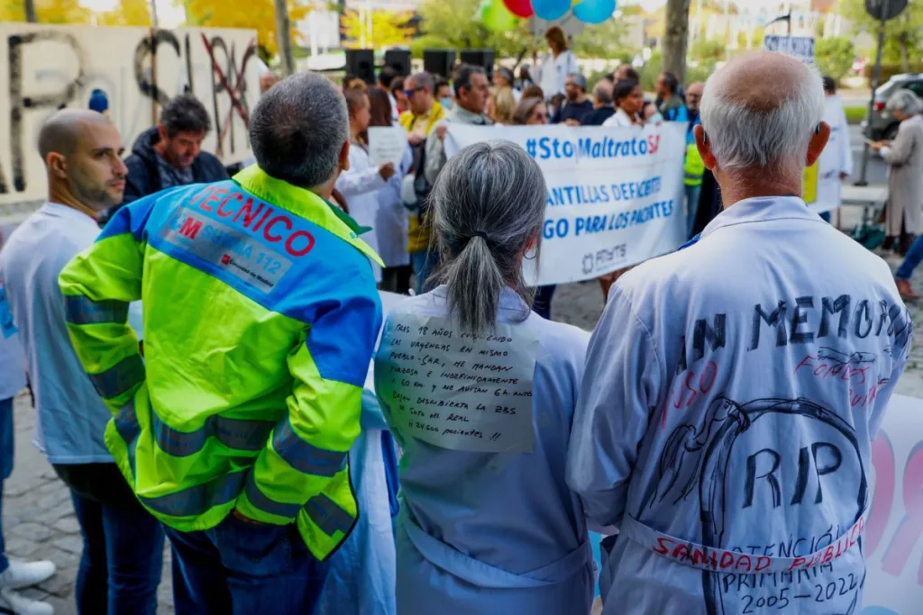 Huelga de médicos en Madrid