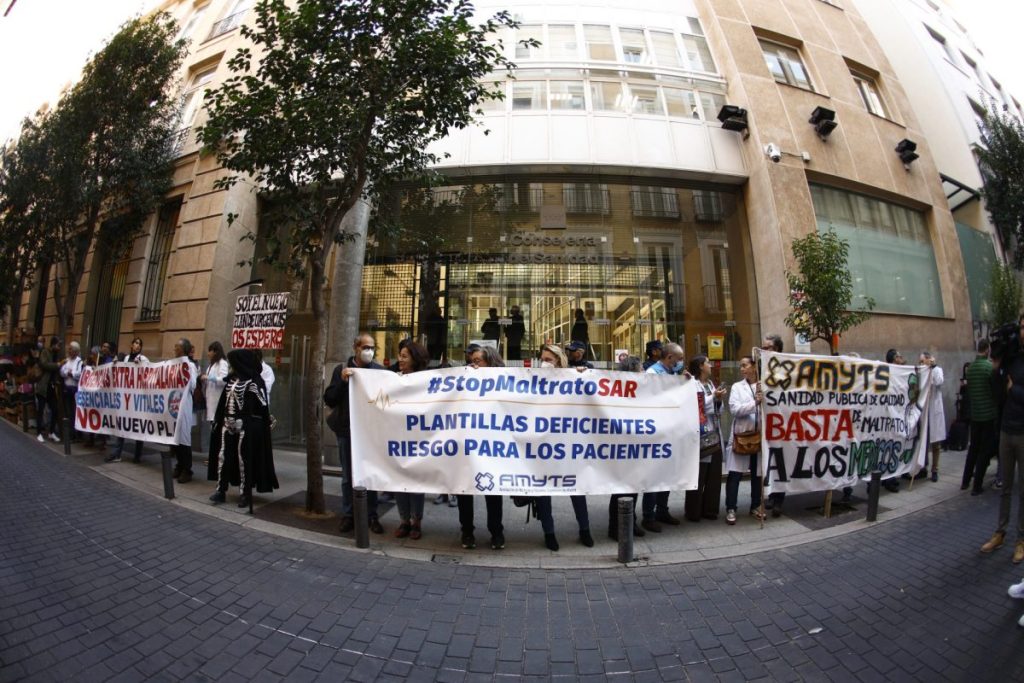 Comienza la huelga de médicos de urgencias de Atención Primaria en Madrid