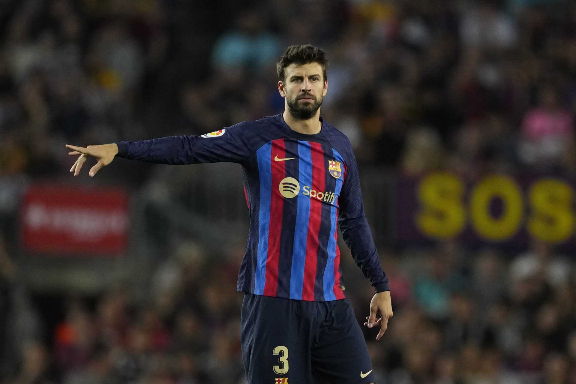 El defensa del FC Barcelona Gerard Piqué, que ha anunciado este jueves su retirada del fútbol.