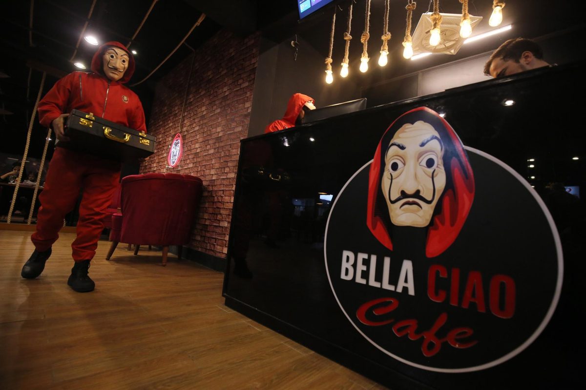 El café Bella Ciao en Peshawar, Pakistán. EFE/EPA/BILAWAL ARBAB 2070