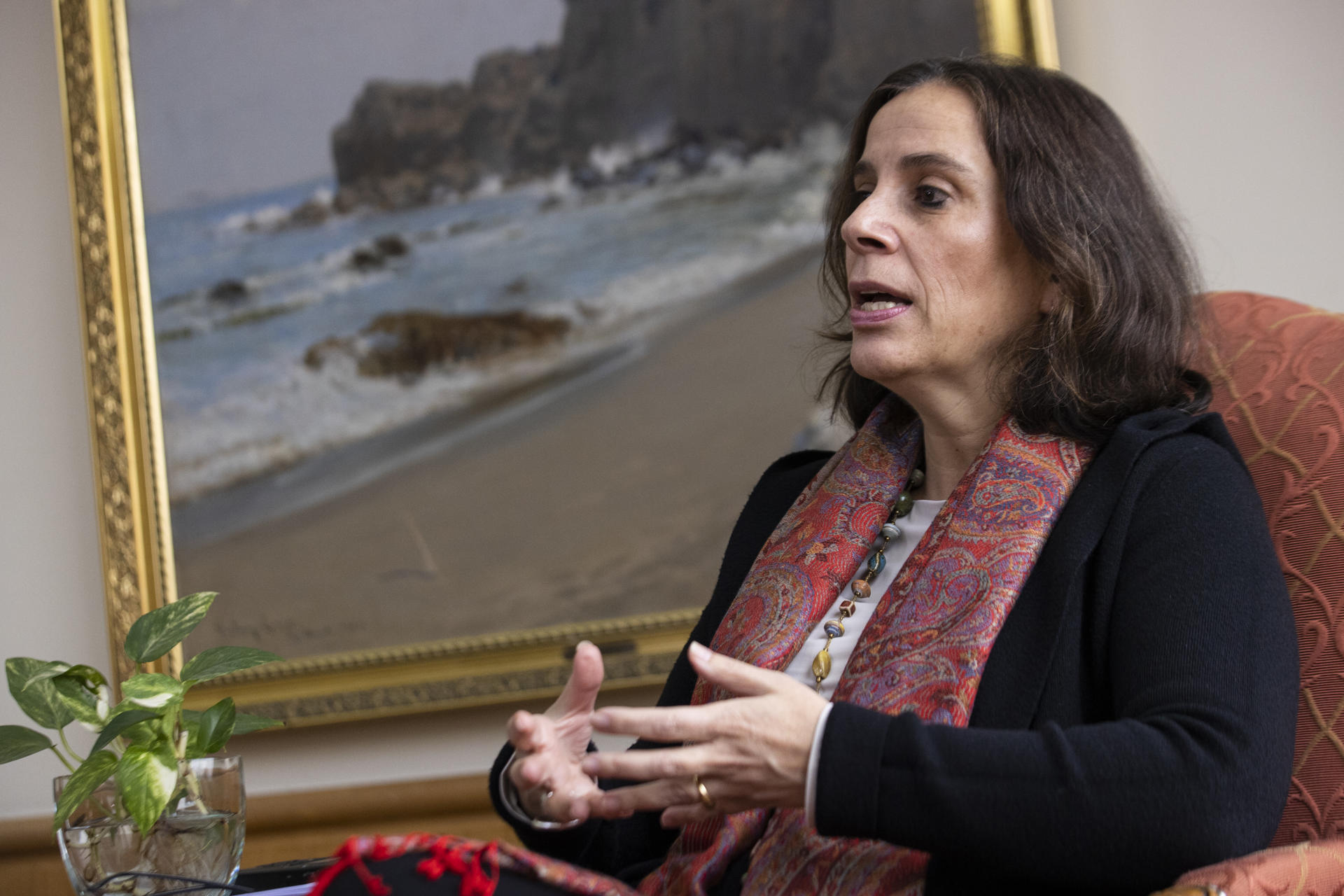 La ministra de Relaciones Exteriores de Chile, Antonia Urrejola, en una fotografía de archivo. EFE/Alberto Valdés