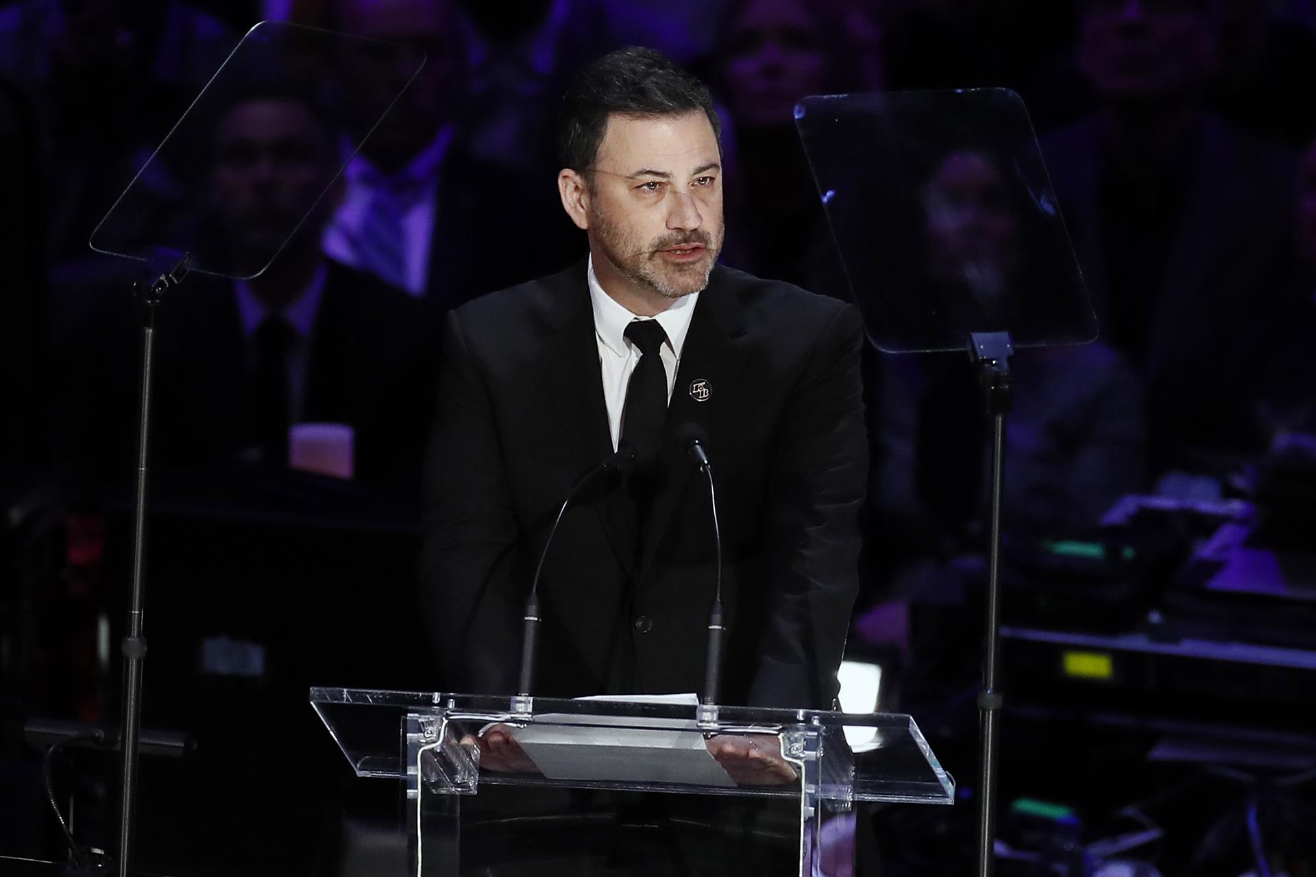 El presentador estadounidense Jimmy Kimmel, en una fotografía de archivo. EFE/Etienne Laurent