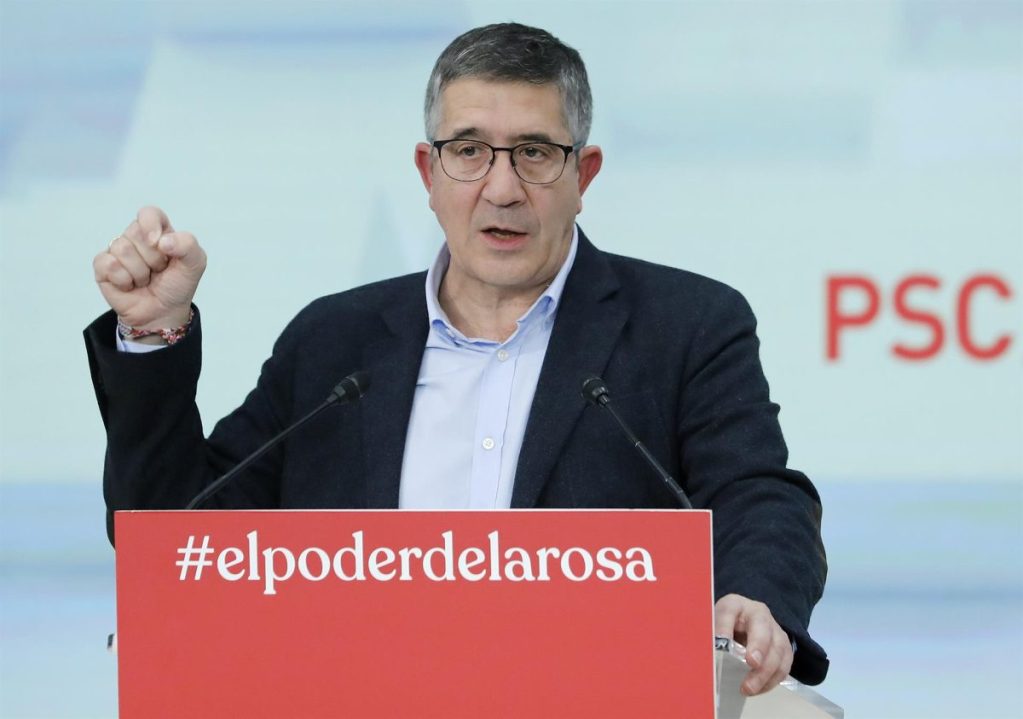 El portavoz del PSOE en el Congreso, Patxi López.
