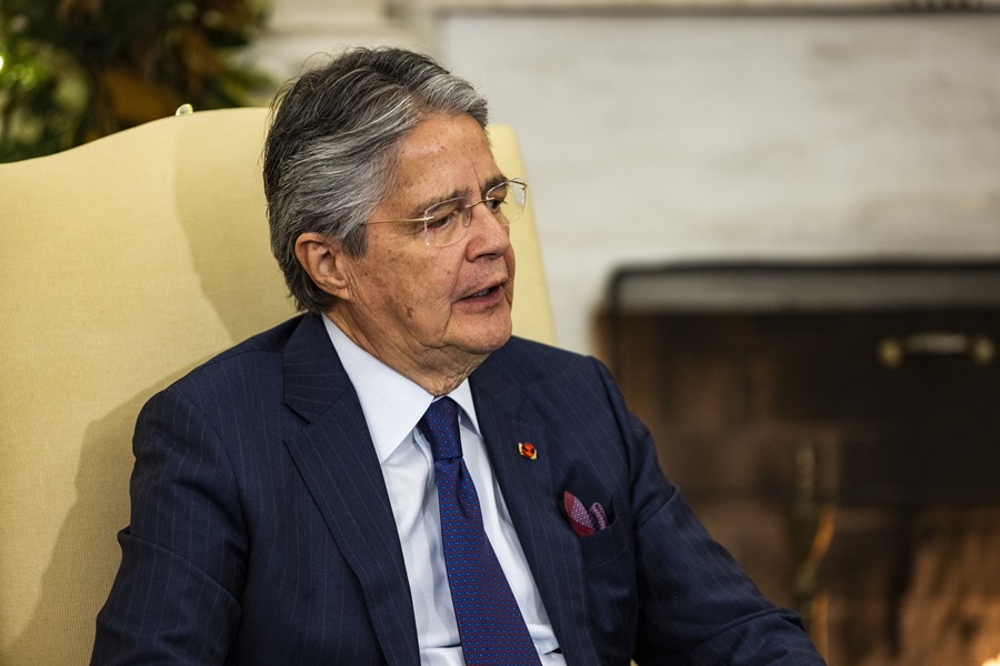 El presidente de Ecuador,  Guillermo Lasso, en una imagen de archivo.