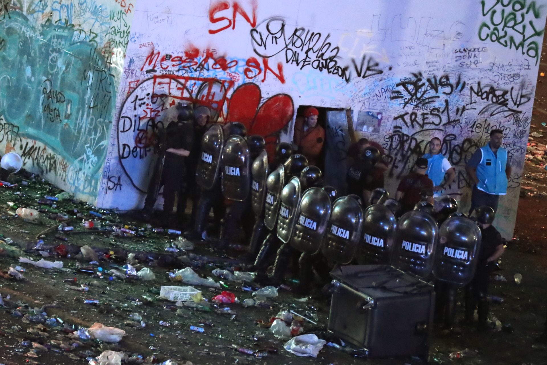 Disturbios en Buenos Aires tras masivo festejo por el triunfo mundialista