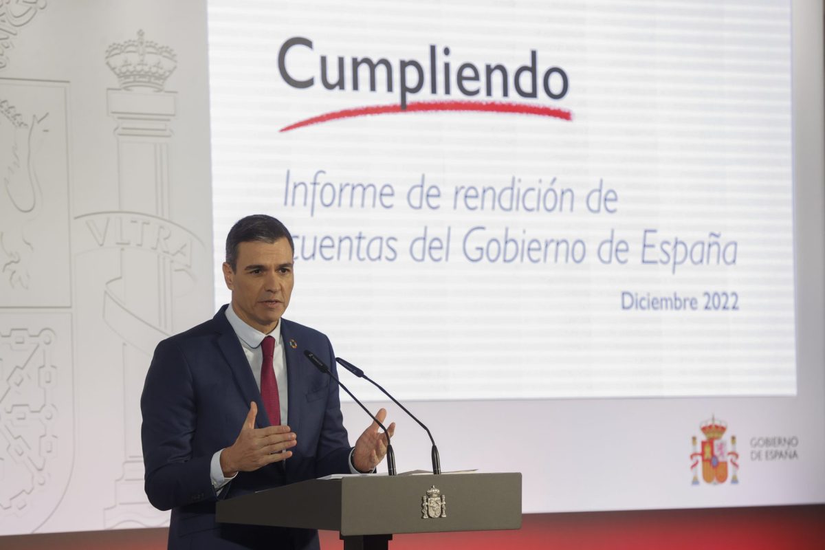 El presidente del Gobierno, Pedro Sánchez tras el Consejo de Ministros de hoy donde se concederán ayudas